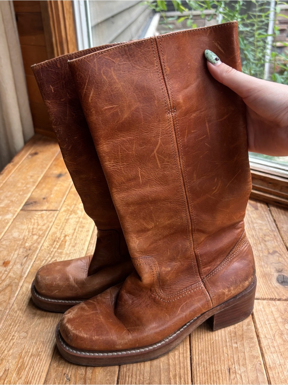 American Eagle Brown Leather Boots